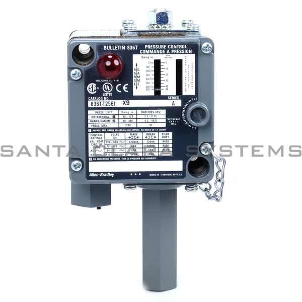 Allen Bradley 836T-T256JX9 Pressure Control Product Image
