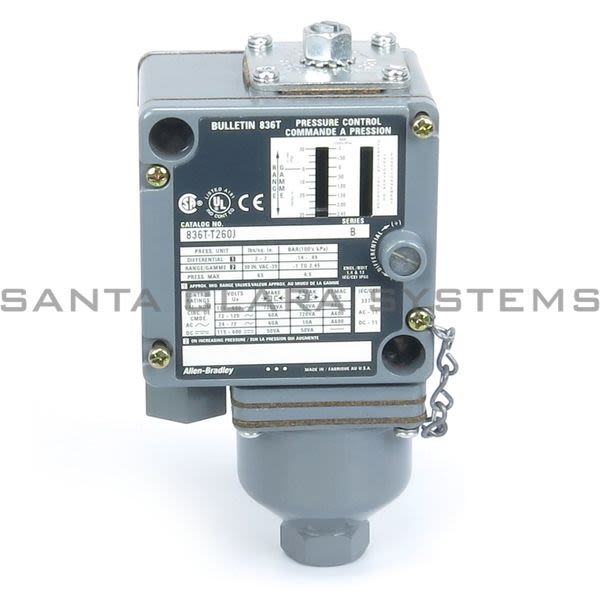 Allen Bradley 836T-T260J Pressure Control Product Image