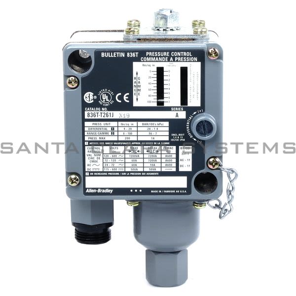 Allen Bradley 836T-T261JX19 Pressure Control Product Image