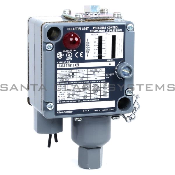 Allen Bradley 836T-T261JX9 Pressure Control Product Image