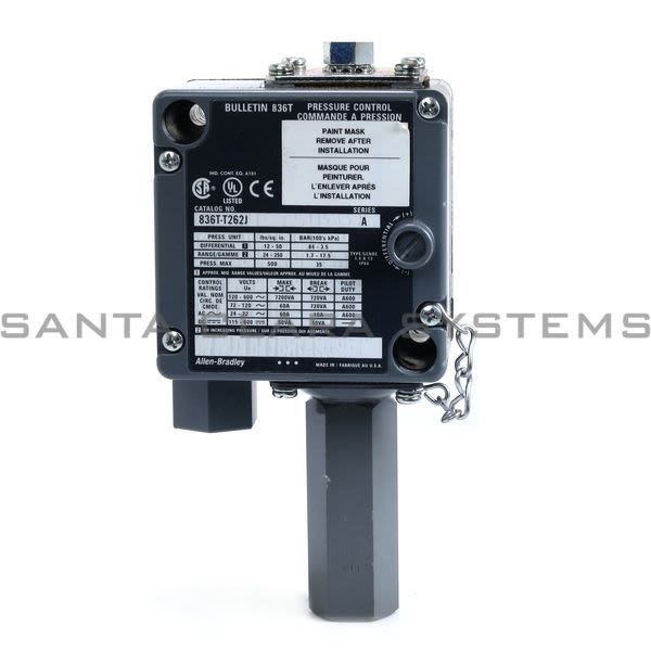 Allen Bradley 836T-T262J Pressure Control Product Image