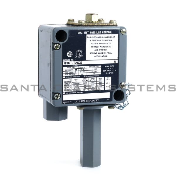 Allen Bradley 836T-T263J Pressure Control Product Image