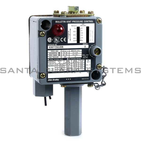 Allen Bradley 836T-T263JX9 Pressure Control Product Image