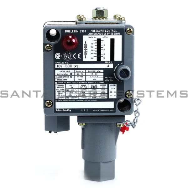 Allen Bradley 836T-T300JX9 Pressure Control Product Image