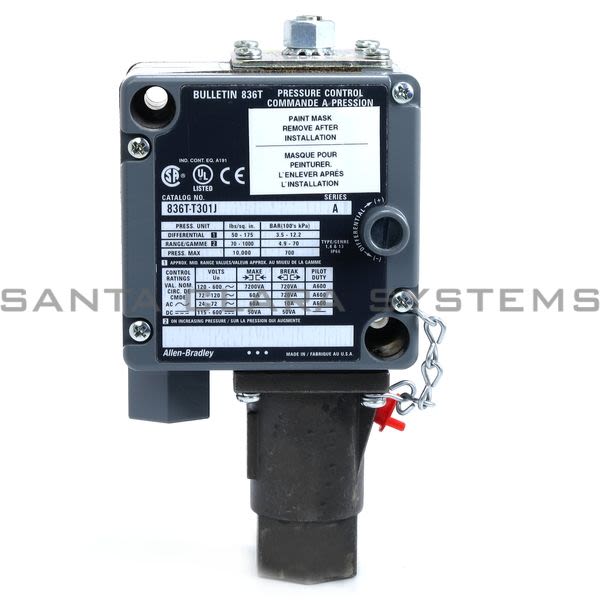 Allen Bradley 836T-T301J Pressure Switch Product Image