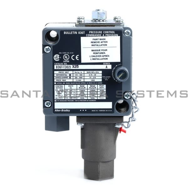 Allen Bradley 836T-T302JX25 Pressure Control Product Image