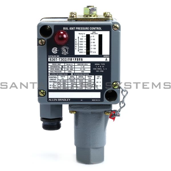 Allen Bradley 836T-T302JX81X9X6 Pressure Switch Product Image