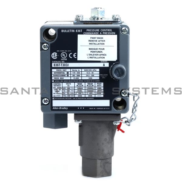 Allen Bradley 836T-T303J Pressure Switch Product Image