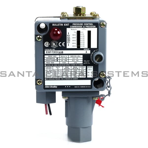 Allen Bradley 836T-T303JX15 Pressure Control Product Image