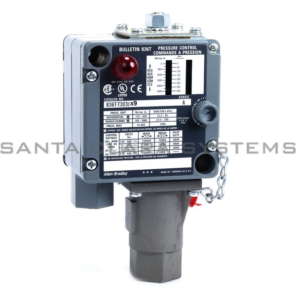 Allen Bradley 836T-T303JX9 Pressure Control Product Image