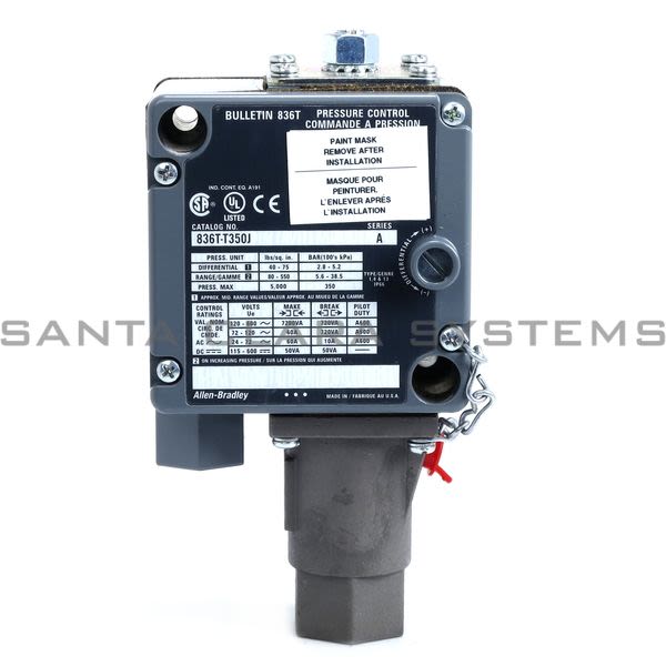 Allen Bradley 836T-T350J Pressure Control Product Image