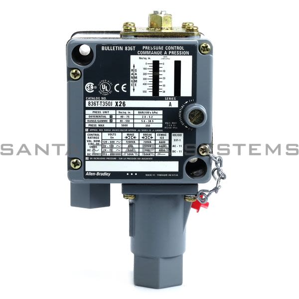 Allen Bradley 836T-T350JX26 Pressure Control Product Image