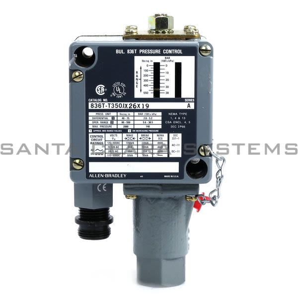 Allen Bradley 836T-T350JX26X19 Pressure Control Product Image