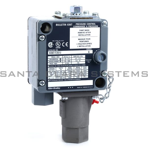 Allen Bradley 836T-T351J Pressure Switch Product Image