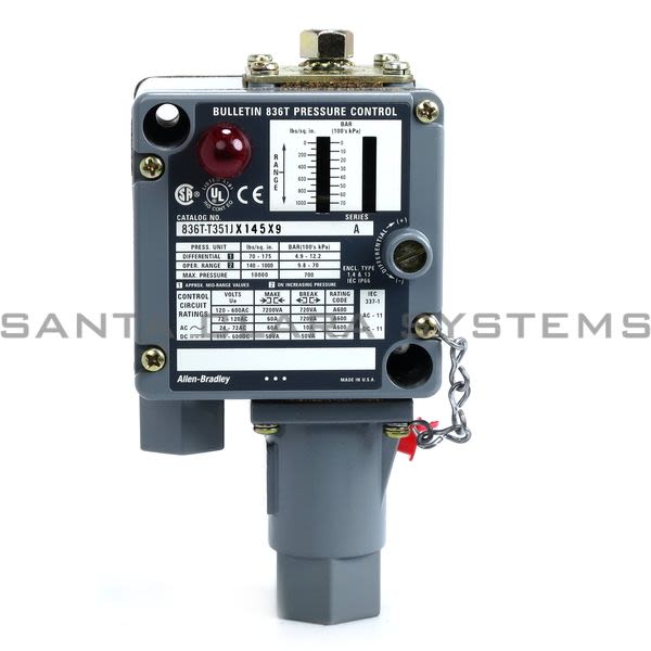 Allen Bradley 836T-T351JX145X9 Pressure Control Product Image