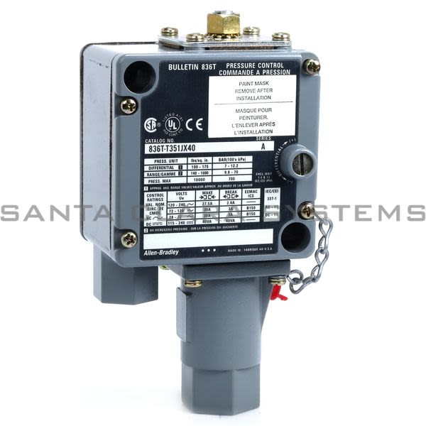 Allen Bradley 836T-T351JX40 Pressure Control Product Image