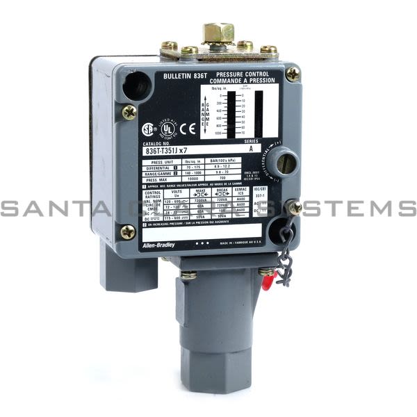 Allen Bradley 836T-T351JX7 Pressure Switch Product Image
