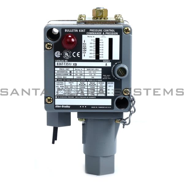 Allen Bradley 836T-T351JX9 Pressure Switch Product Image