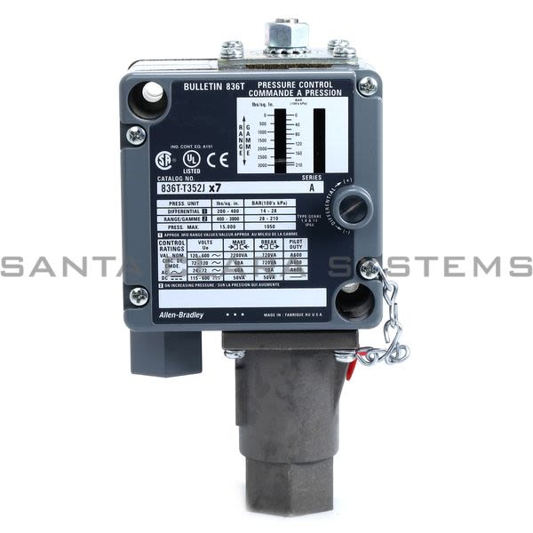 Allen Bradley 836T-T352JX7 Pressure Control Product Image