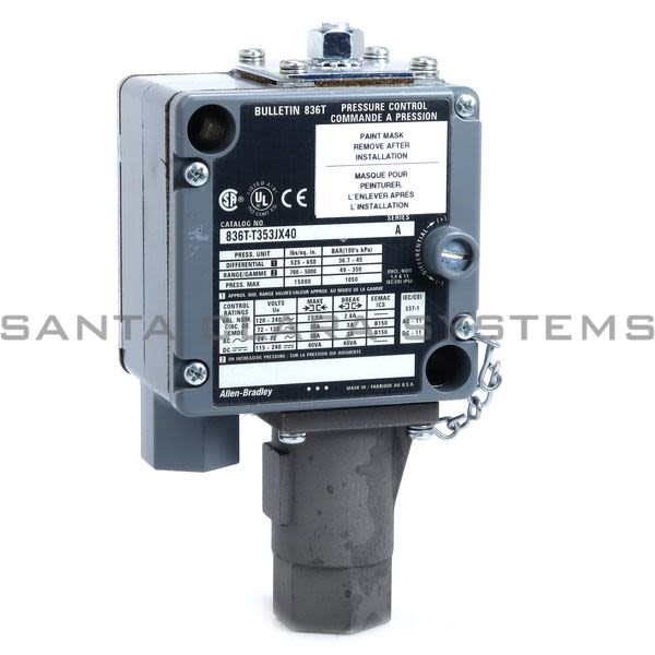 Allen Bradley 836T-T353JX40 Pressure Control Product Image