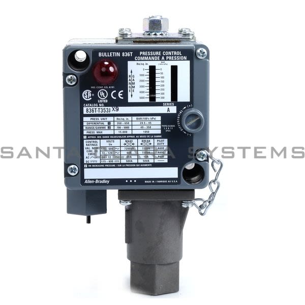 Allen Bradley 836T-T353JX9 Pressure Control Product Image