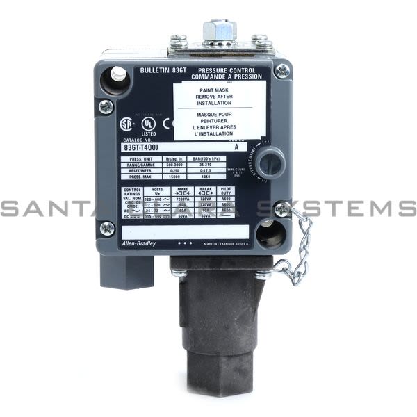 Allen Bradley 836T-T400J Pressure Control Product Image
