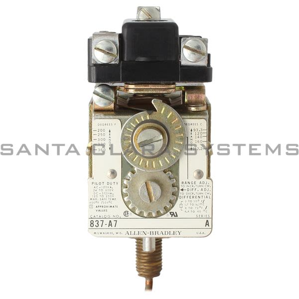 Allen Bradley 837-A7 Temperature Switch Product Image