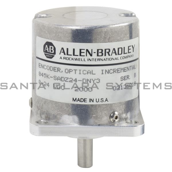 Allen Bradley 845K-SADZ24-DNY3 Encoder Optical Incremental Product Image