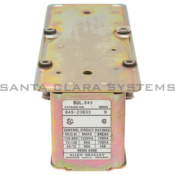 Allen Bradley 849-ZOB33 Pneumatic Timing Relay Product Image