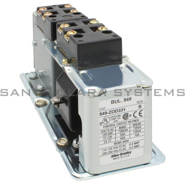 Allen Bradley 849-ZOD331 Pneumatic Timing Relay Product Image