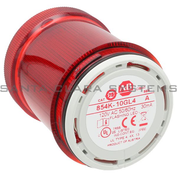 Allen Bradley 854K-10GL4 Stack Light Product Image