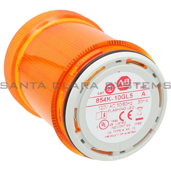 Allen Bradley 854K-10GL5 Stack Light Product Image