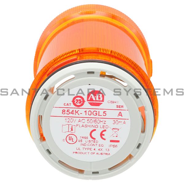 Allen Bradley 854K-10GL5 Stack Light Product Image