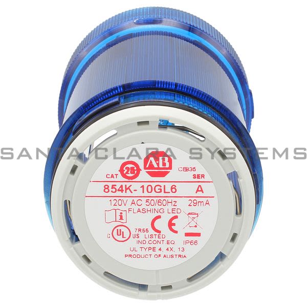 Allen Bradley 854K-10GL6 Light Module Product Image