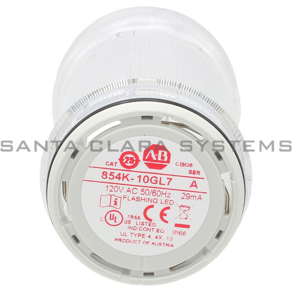 Allen Bradley 854K-10GL7 Light Module Product Image