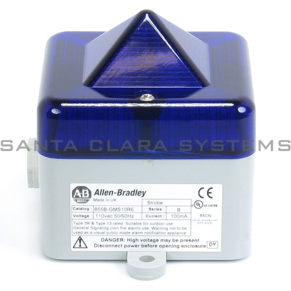 Allen Bradley 855B-GMS10R6 Visual Strobe Beacon Product Image