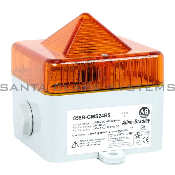 Allen Bradley 855B-GMS24R5 Mini-Square Beacon Product Image