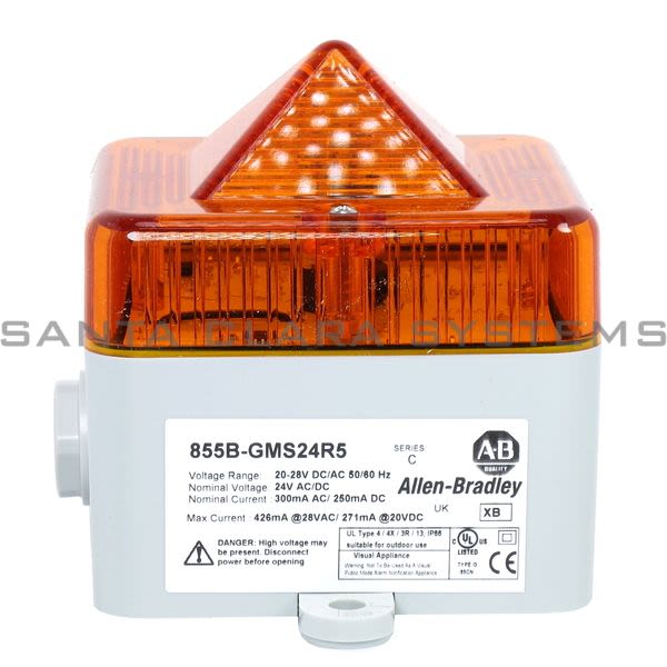 Allen Bradley 855B-GMS24R5 Mini-Square Beacon Product Image