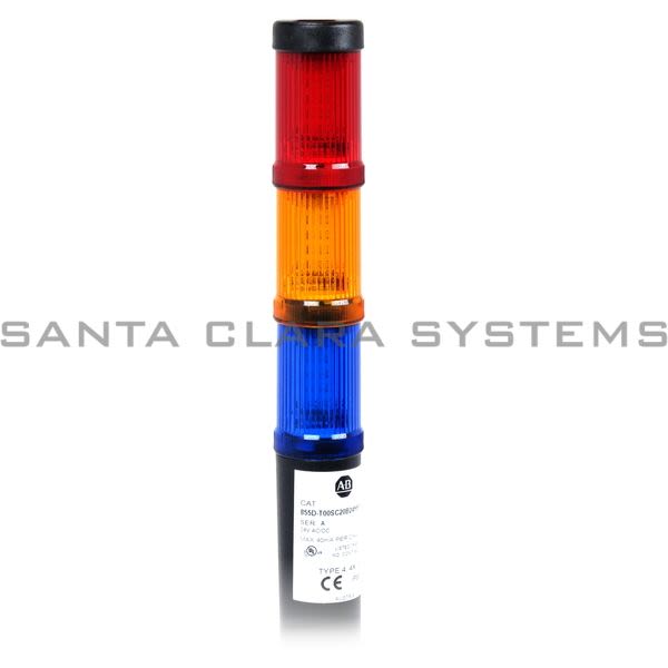 Allen Bradley 855D-T00SC20B24Y6Y5Y4 Tower Light Stack Assembly Product Image