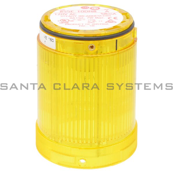 Allen Bradley 855E-10DN8 Control Tower Stack Light | Yellow Steady Product Image