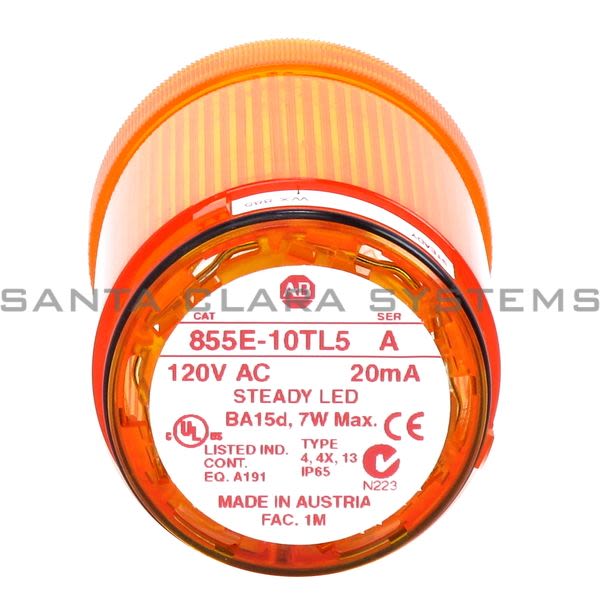 Allen Bradley 855E-10TL5 Steady Stacklight | LED Amber Product Image