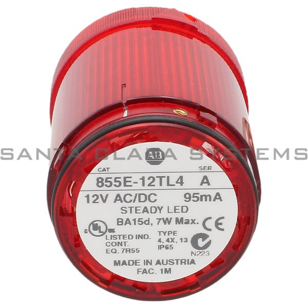 Allen Bradley 855E-12TL4 Control Tower Stack Light Product Image