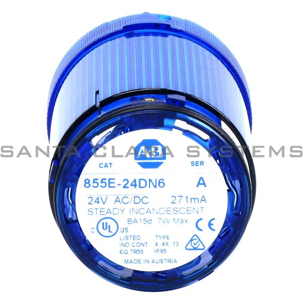 Allen Bradley 855E-24DN6 Stack Light Blue Product Image