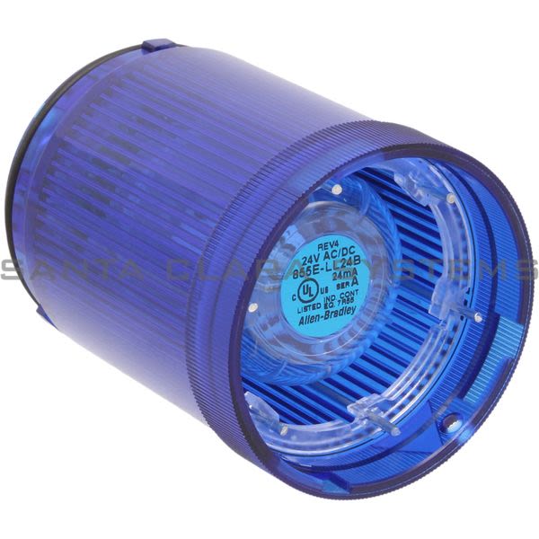 Allen Bradley 855E-24GL6 Control Tower Stack Light | Blue Product Image