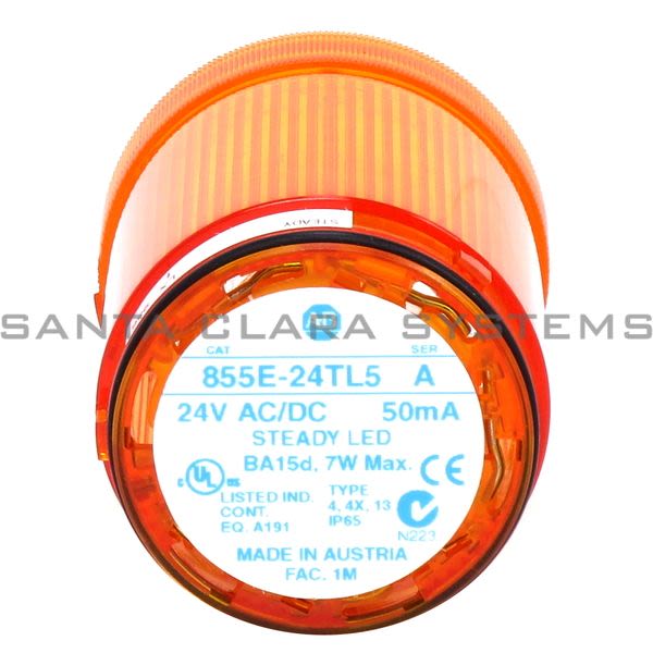 Allen Bradley 855E-24TL5  Steady LED Amber 24V Product Image