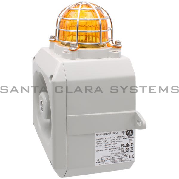 Allen Bradley 855HM-CGMA10DL5 Metal Horn with Beacon Product Image