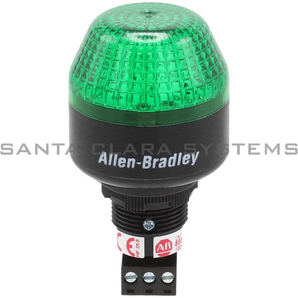 Allen Bradley 855PB-B10ME322 Panel Mount Selectable Steady or Flashing LED Product Image
