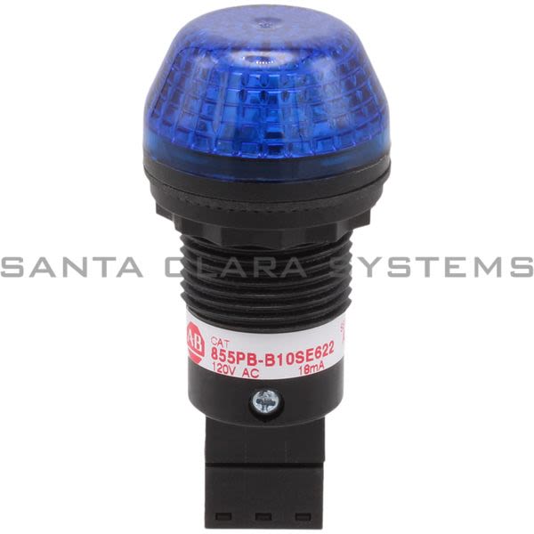 Allen Bradley 855PB-B10SE622  Panel Mount LED Blue Lens Product Image
