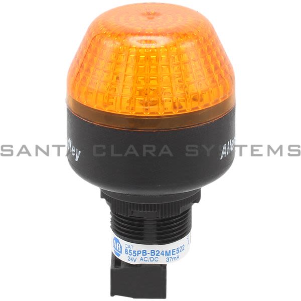 Allen Bradley 855PB-B24ME522 Sounder With LED | Amber Product Image