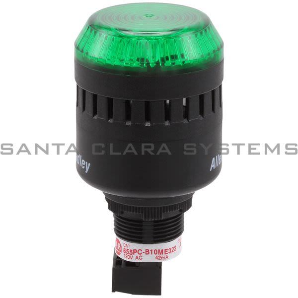 Allen Bradley 855PC-B10ME322 Sounder With Green LED Beacon Product Image
